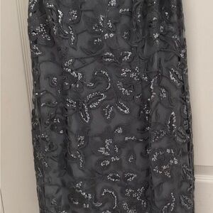 White House Black Market Black Sequin Pencil Skirt